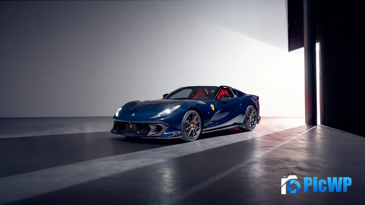 Ferrari 812 Competizione A Convertible 4K PC Wallpaper