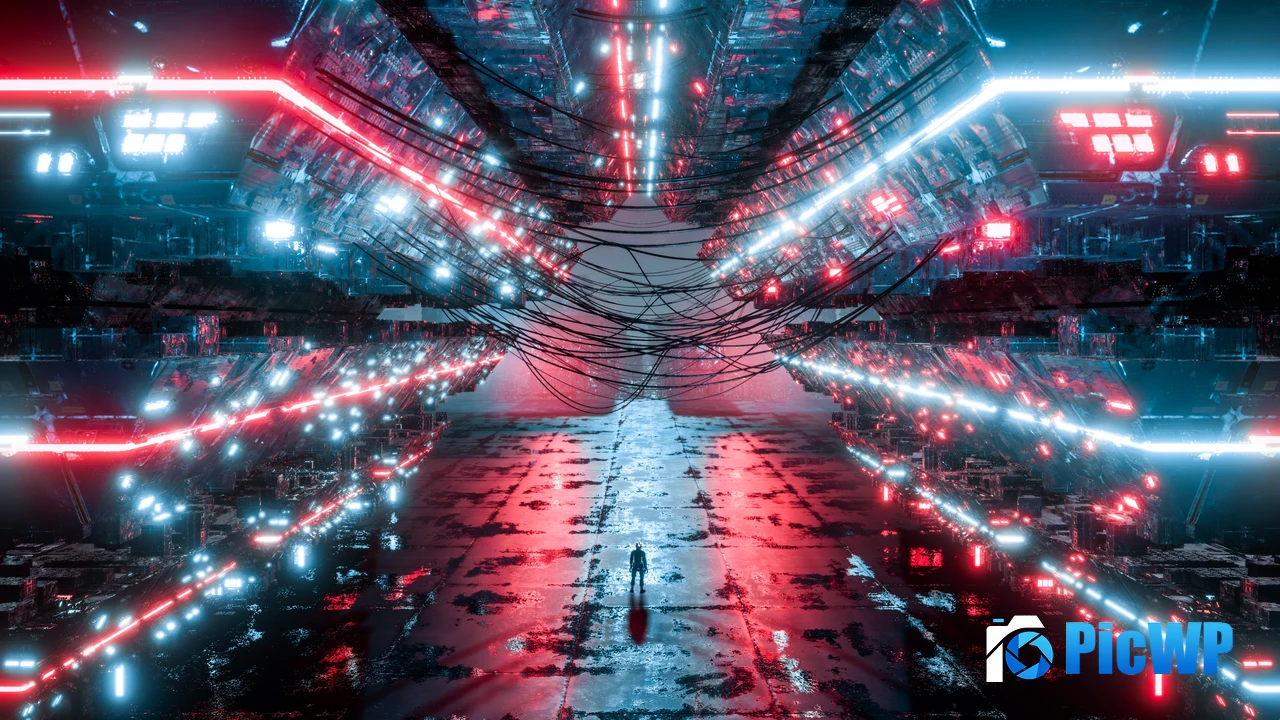 Alien Spaceship 4K PC Wallpaper