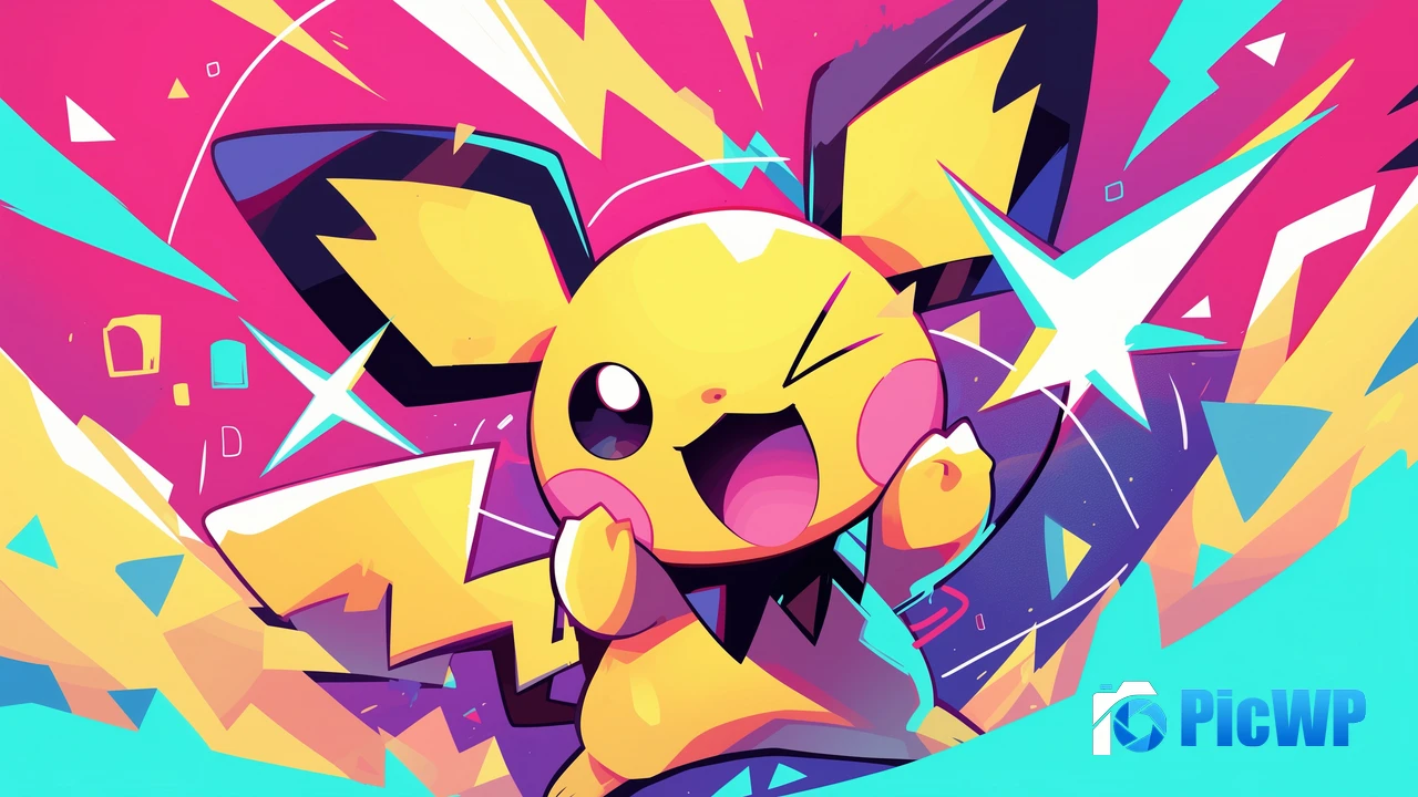 Pichu Pokemon 4K PC Wallpaper