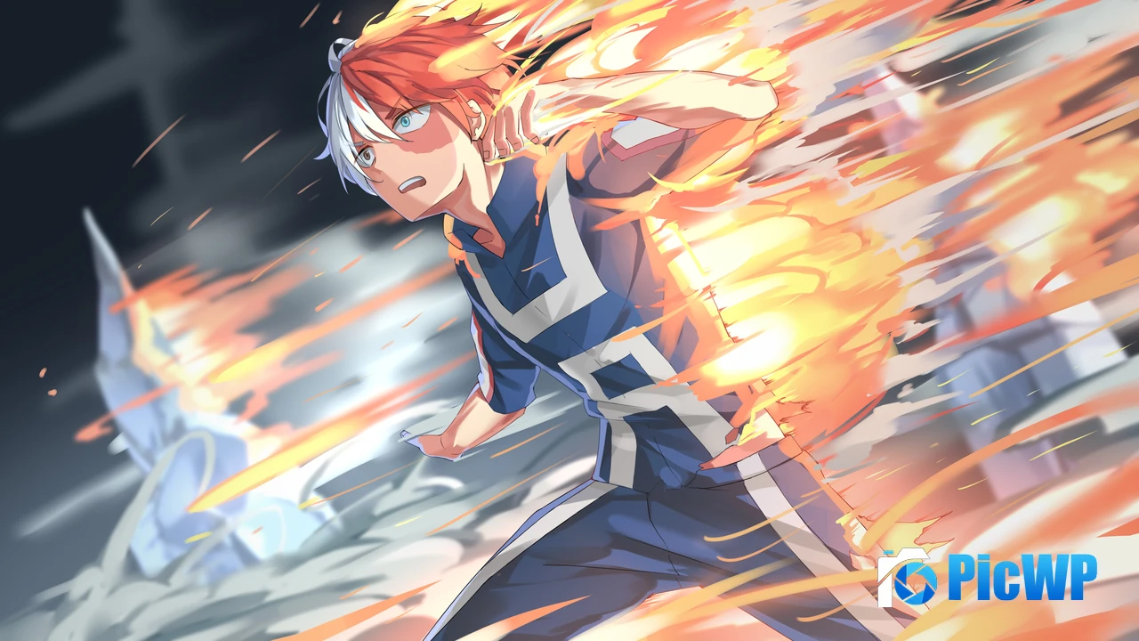 Shoto Todoroki Artwork 4K PC Wallpaper