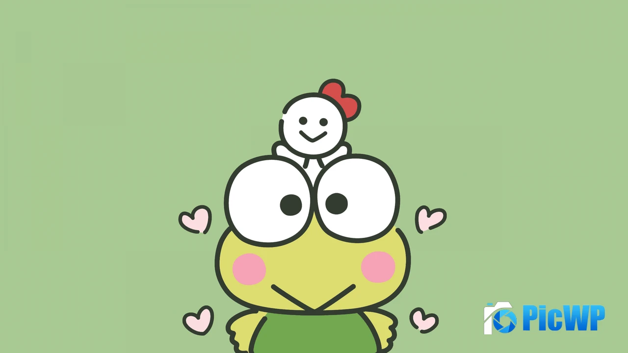 Keroppi Sanrio 4K PC Wallpaper