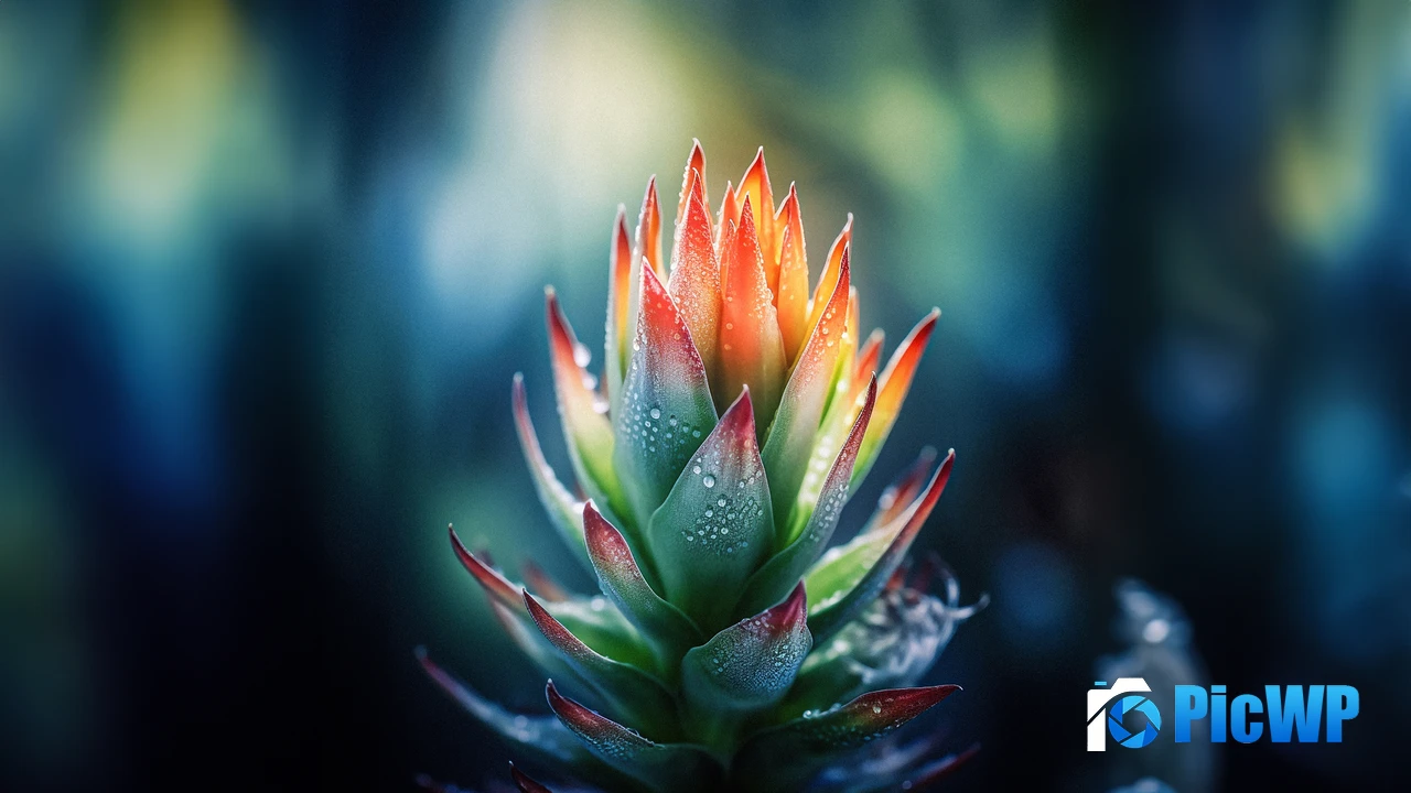 Plant Dew Drops 4K PC Wallpaper