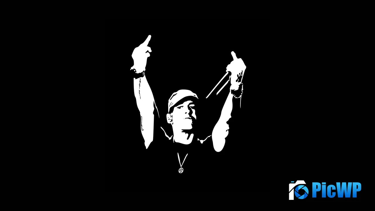 Eminem Minimalist 4K PC Wallpaper