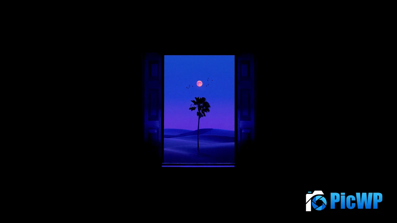 Desert Open door 4K PC Wallpaper