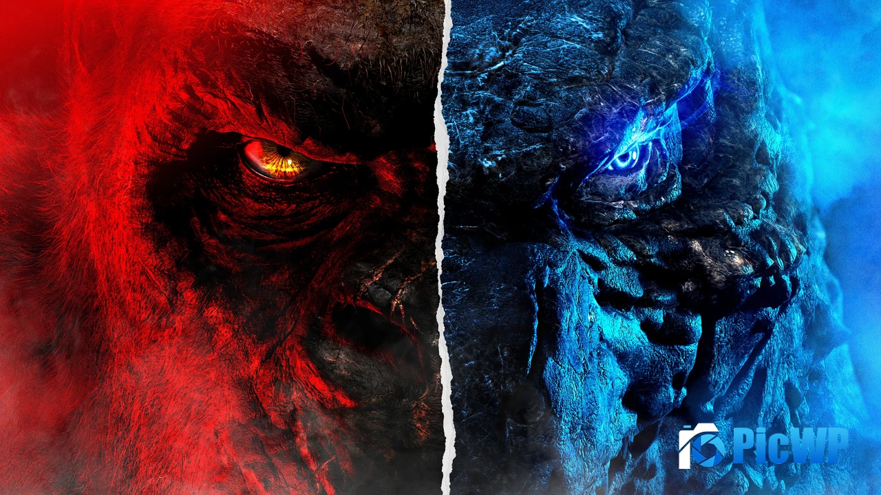 Godzilla x Kong: The New Empire Poster 4K PC Wallpaper