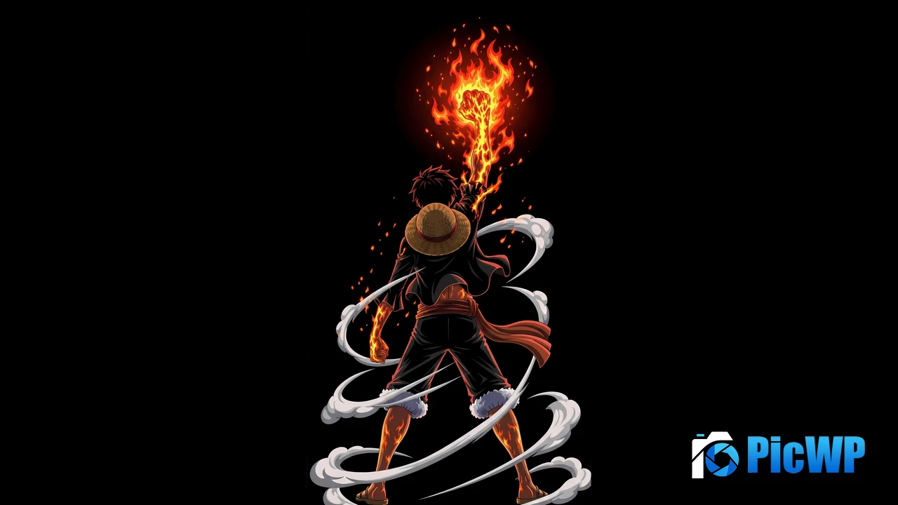 Monkey D. Luffy Red Hawk 4K PC Wallpaper