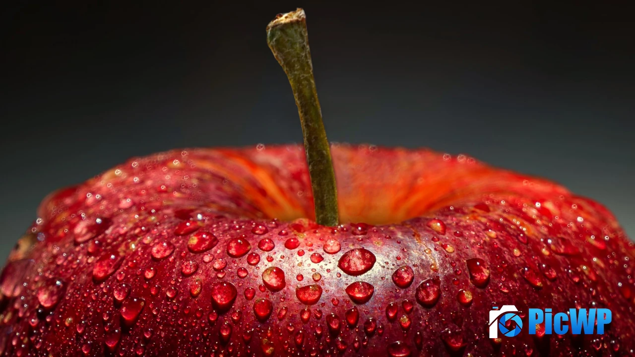 Apple Macro 4K PC Wallpaper