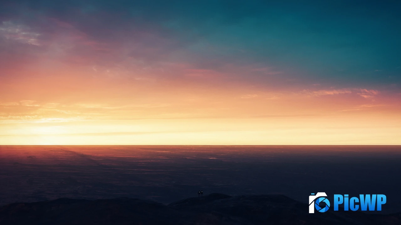 Moon Sunset 4K PC Wallpaper