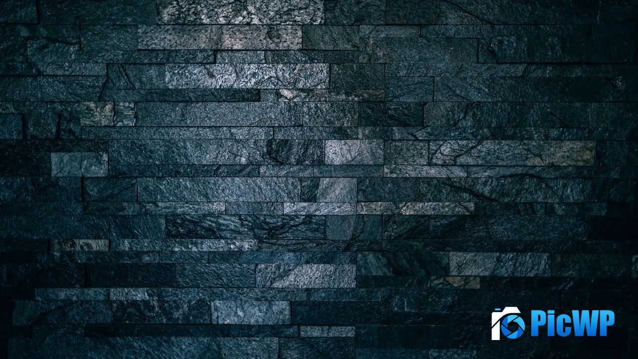 Stone wall Dark background 4K PC Wallpaper