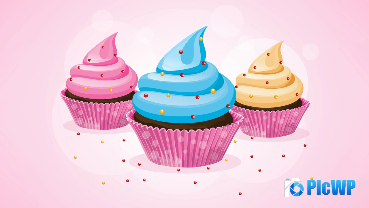 Ice cream Cupcake 4K PC Wallpaper
