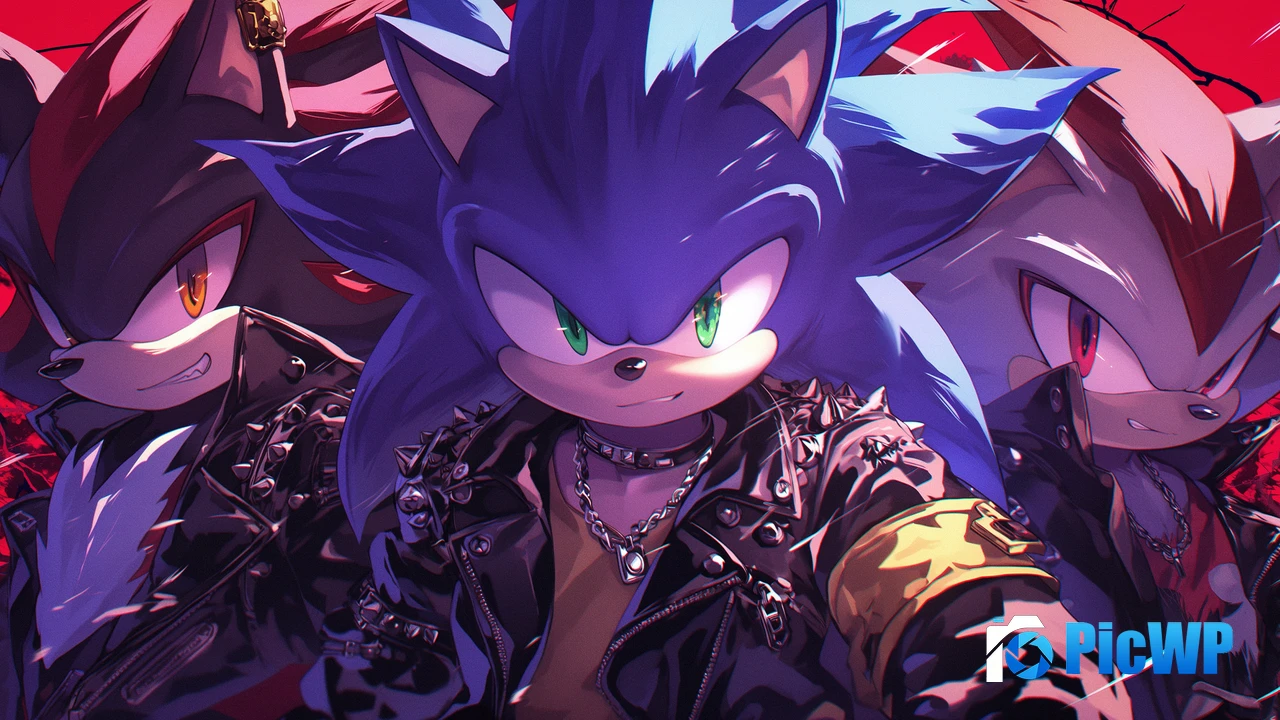 Sonic Punk rock 4K PC Wallpaper