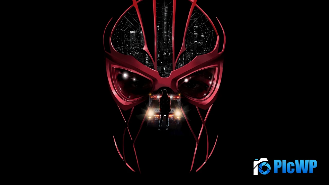 Madame Web Black background 4K PC Wallpaper