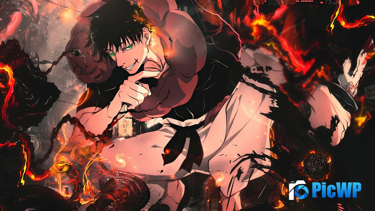 Toji Fushiguro Artwork 4K PC Wallpaper