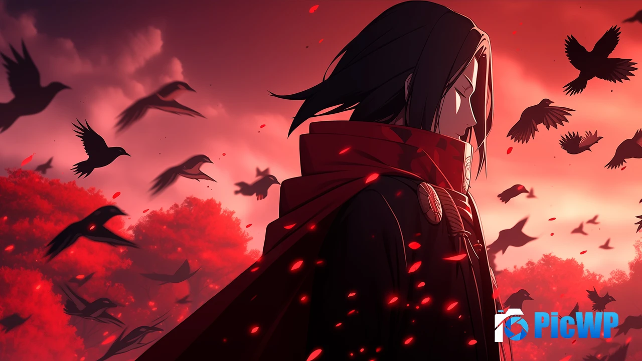 Itachi Uchiha AI art 4K PC Wallpaper