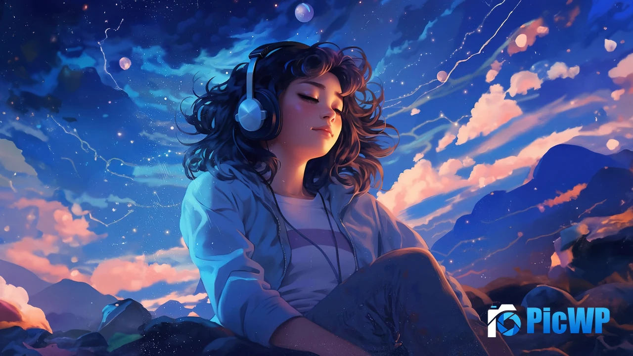 Lofi girl Surreal 4K PC Wallpaper