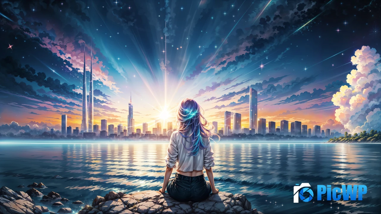 Urban Girl Surreal 4K PC Wallpaper