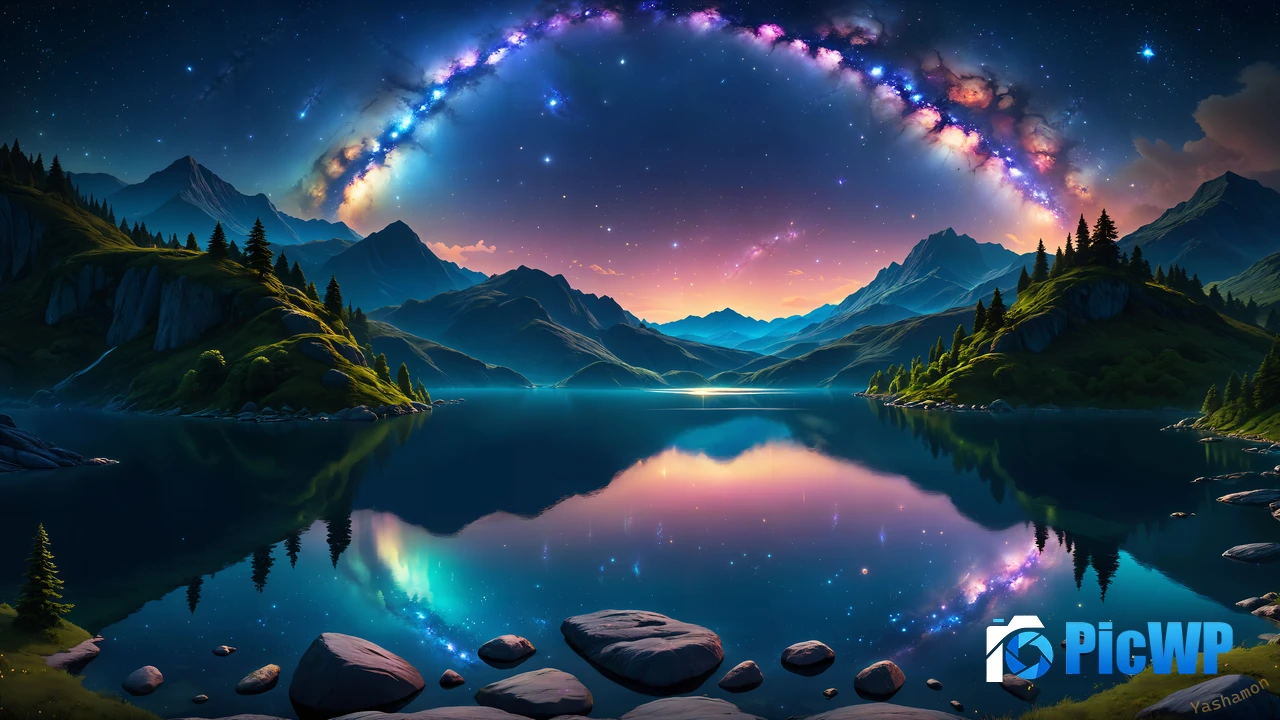 Mirror Lake Dreamlike 4K PC Wallpaper