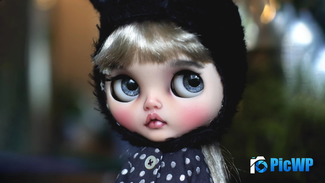 Blythe doll Winter 4K PC Wallpaper
