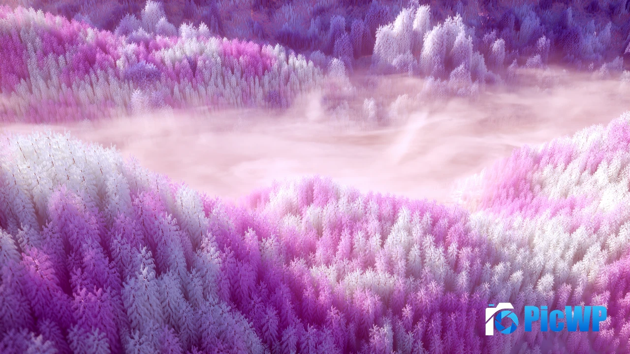 Pink aesthetic Landscape 4K PC Wallpaper