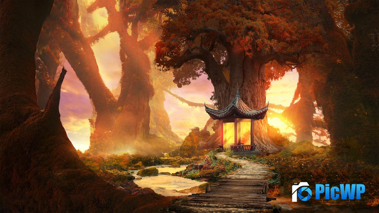 Enchanting Forest 4K PC Wallpaper