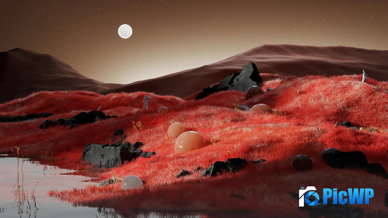 Red planet Landscape 4K PC Wallpaper