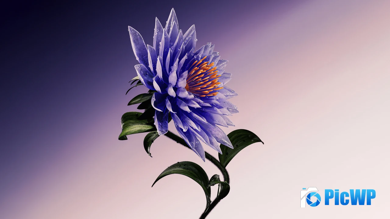Purple Flower Artistic 4K PC Wallpaper