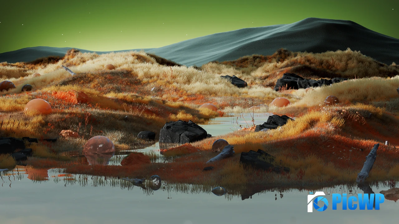 Landscape Digital render 4K PC Wallpaper