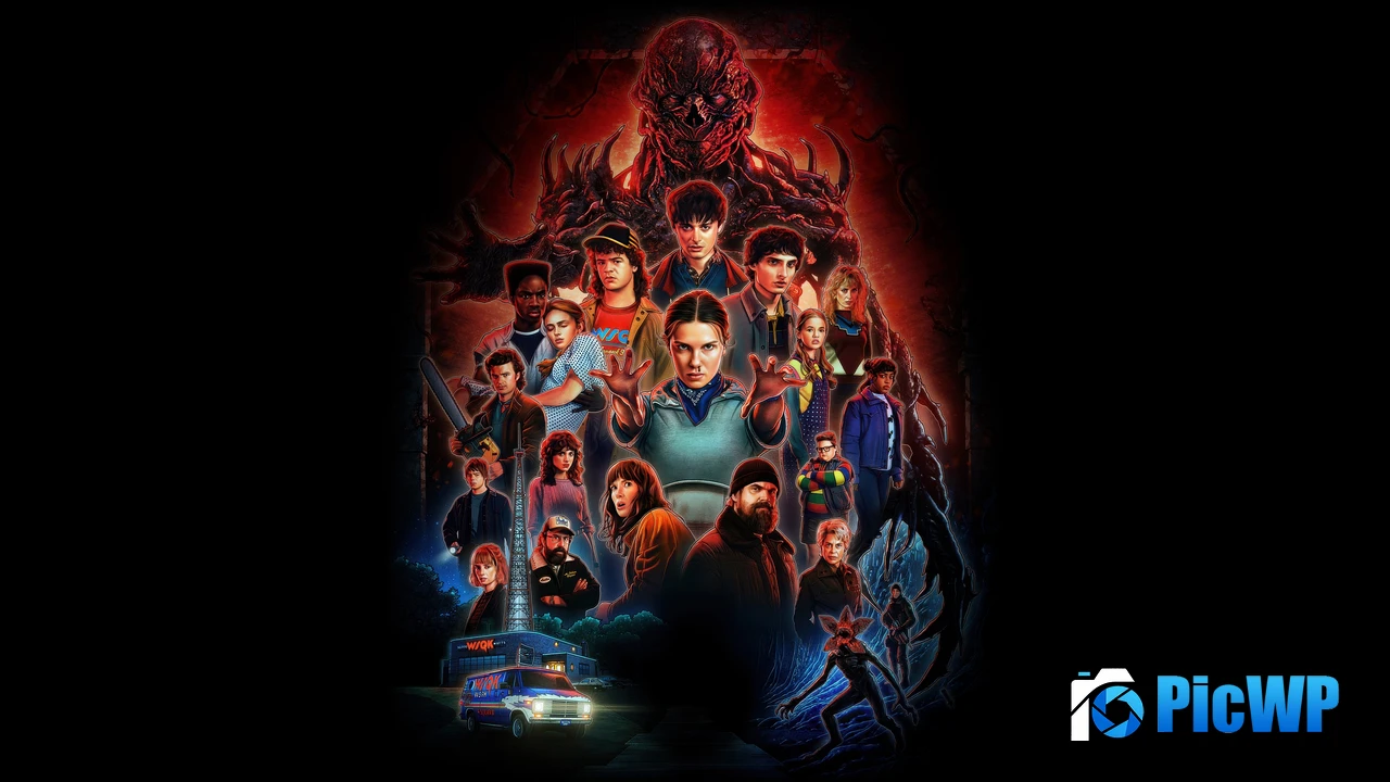 Stranger Things - Season 5 4K PC Wallpaper