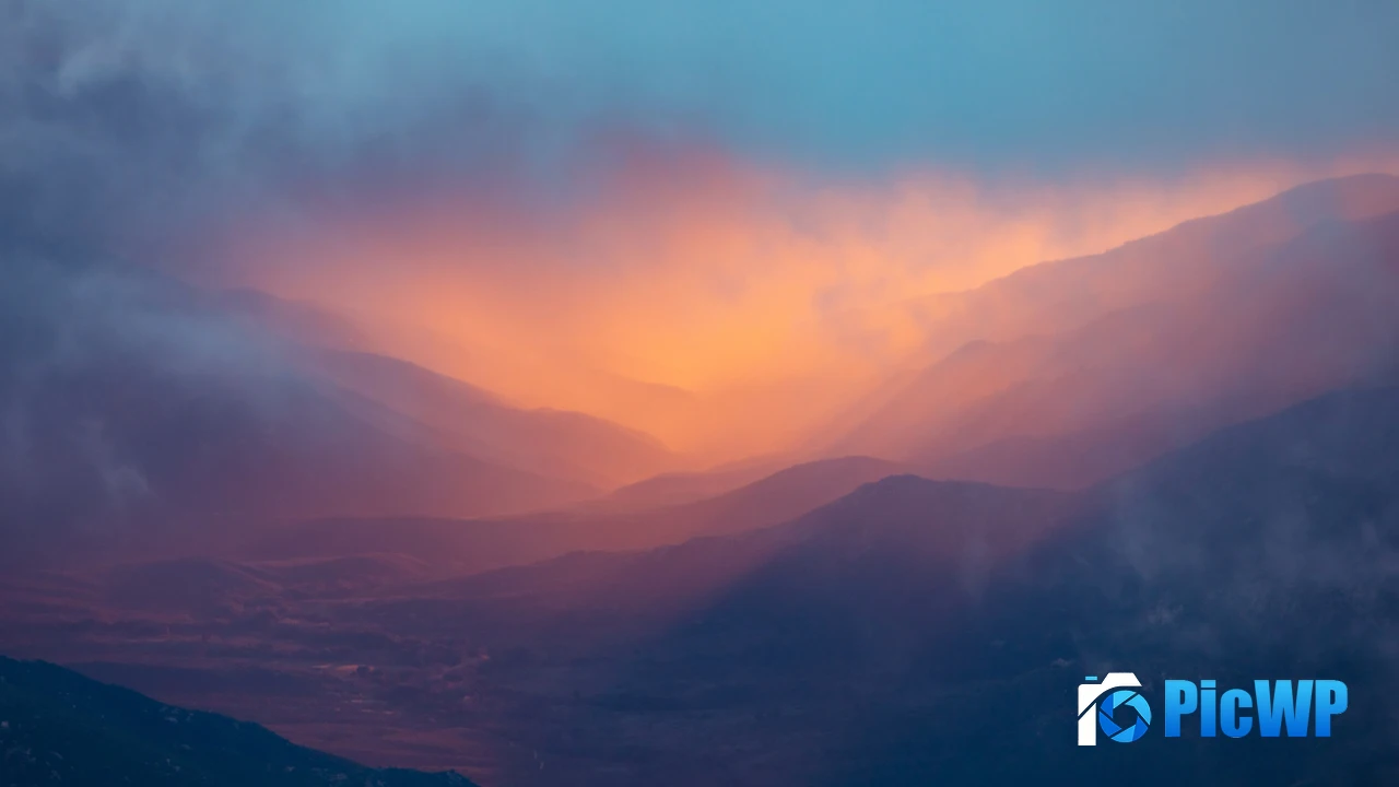 Sierra Nevada mountains Sunset 4K PC Wallpaper