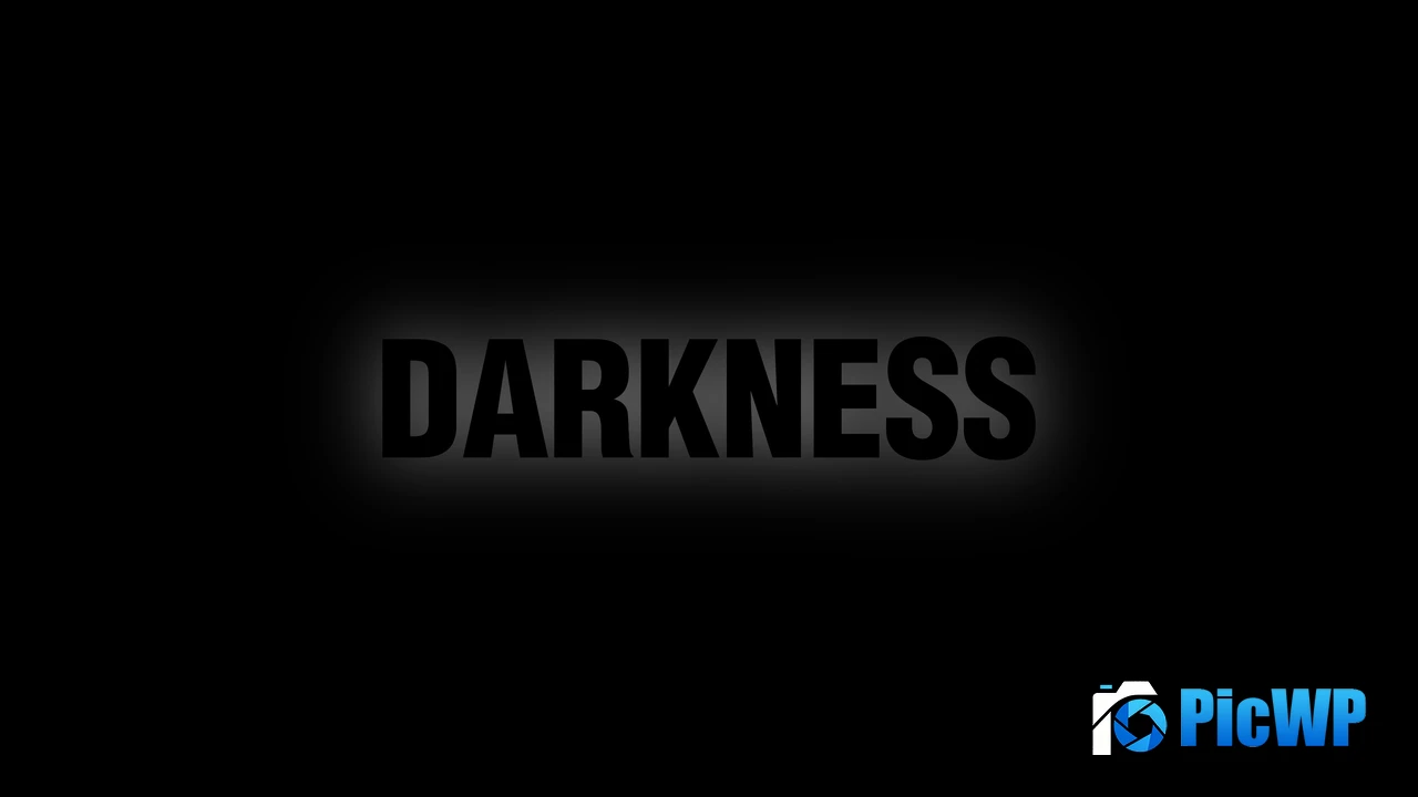 Darkness Black background 4K PC Wallpaper