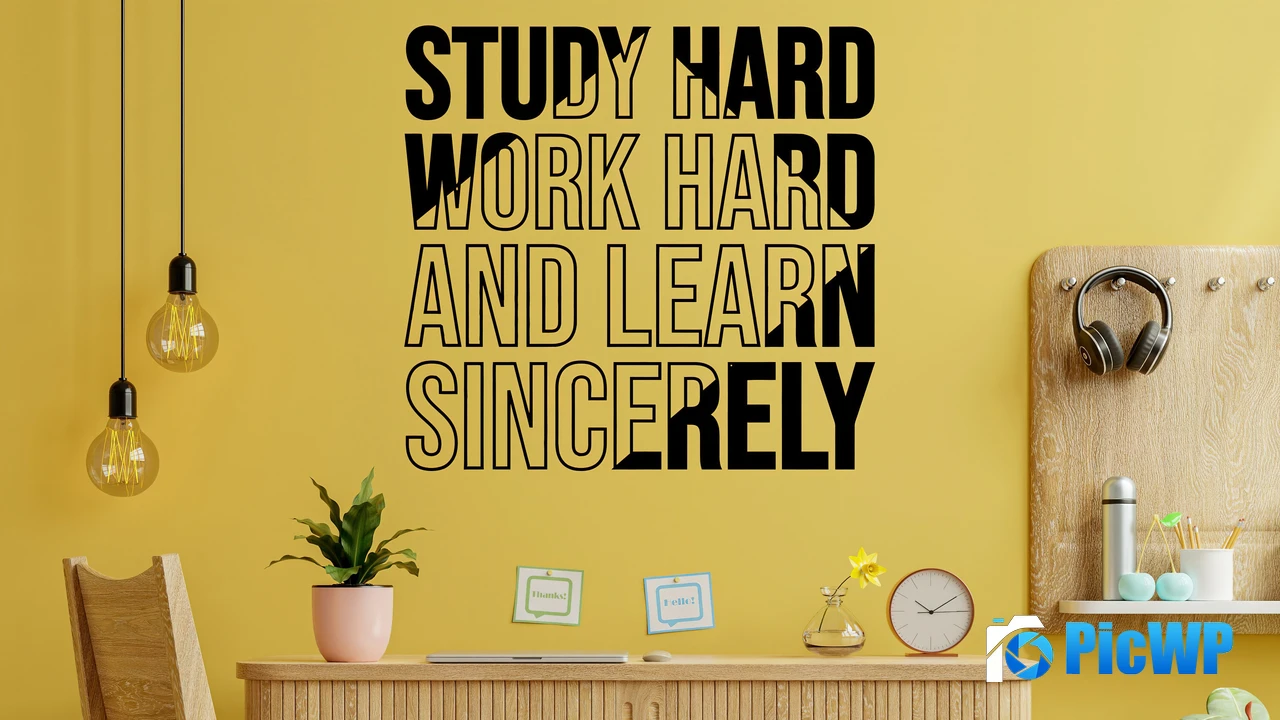 Study hard Motivational quotes 4K PC Wallpaper