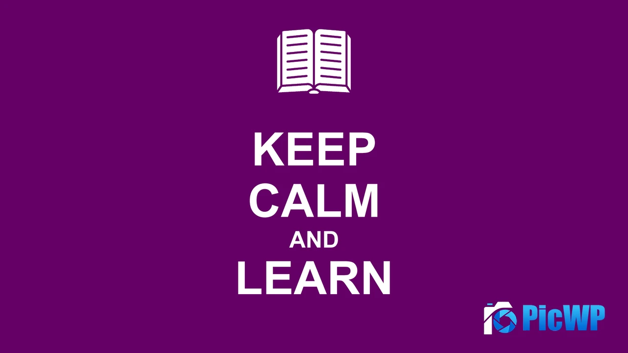 Keep Calm Learn 4K PC Wallpaper