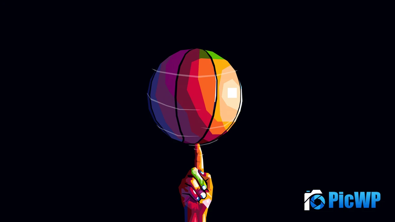 Basketball Pop Art 4K PC Wallpaper