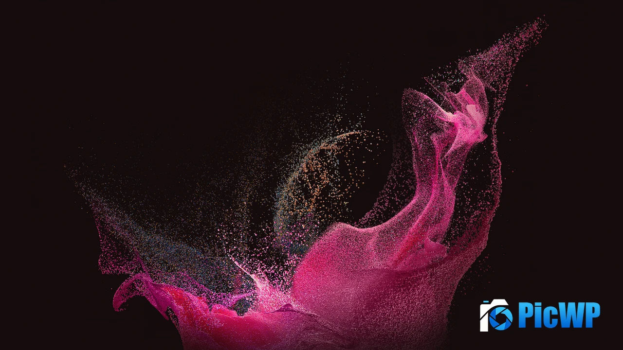 Samsung Galaxy Book Pink abstract 4K PC Wallpaper