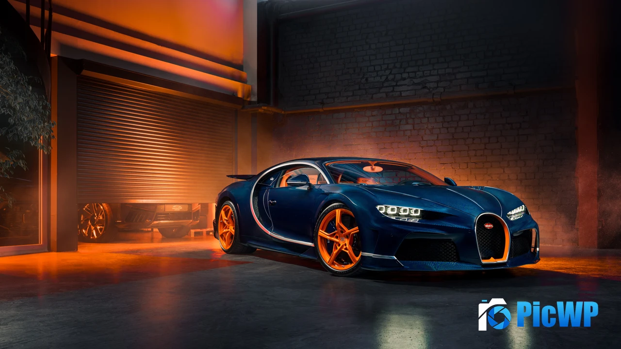 Bugatti Chiron Super Sport Garage 4K PC Wallpaper