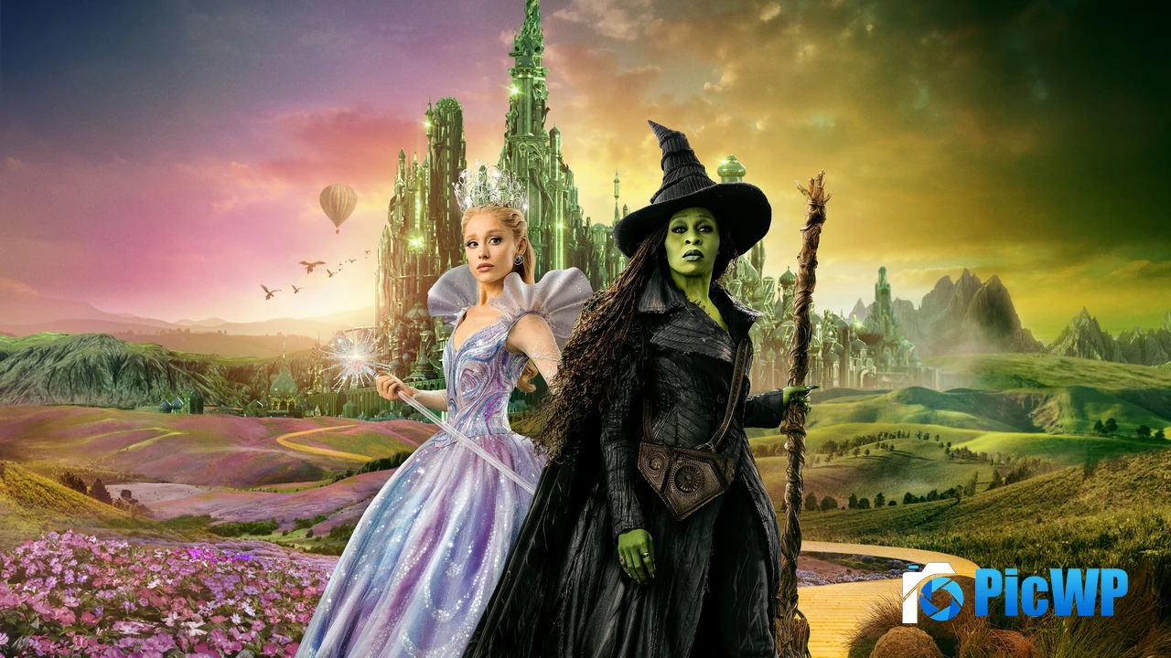 Wicked: For Good Ariana Grande 3K Mobile Wallpaper