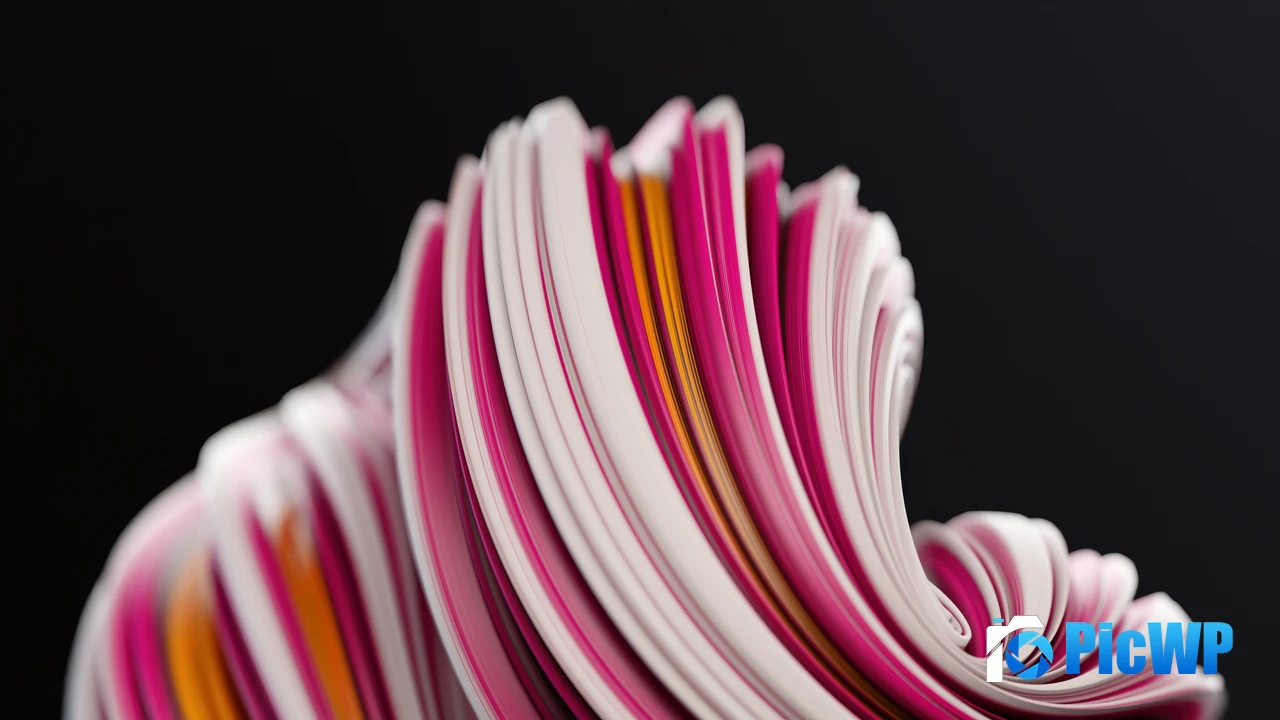 Abstract Swirls Dark background 4K PC Wallpaper