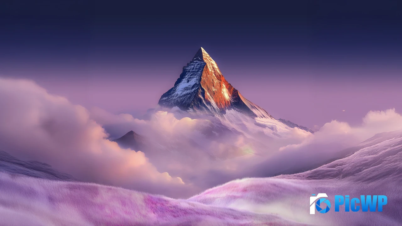 Mountain Peak Landscape 4K PC Wallpaper