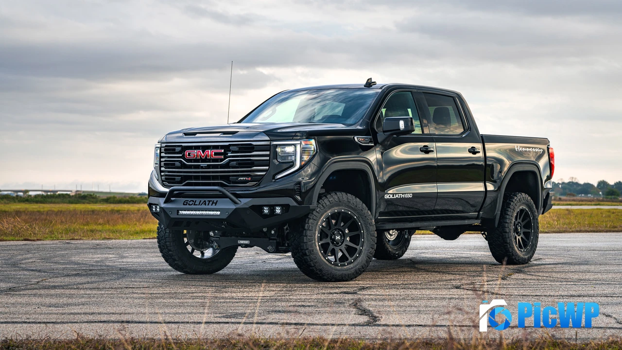 GMC Sierra AT4 GOLIATH 650 by Hennessey 4K PC Wallpaper