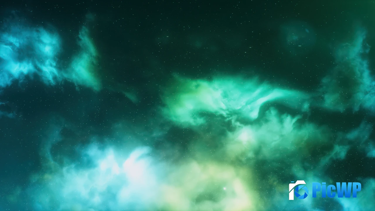 Astrophotography Green aesthetic 4K PC Wallpaper