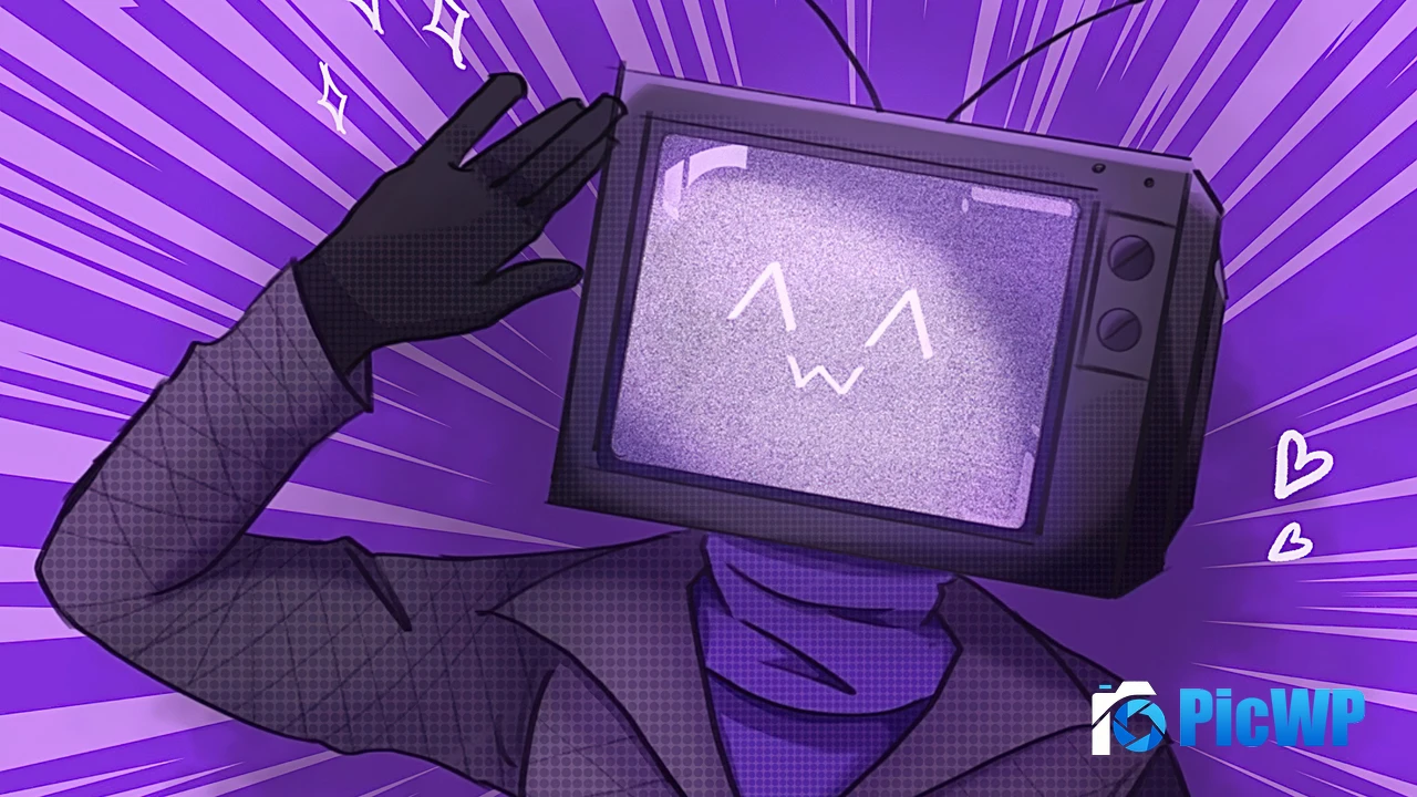 TV Woman Retro 4K PC Wallpaper