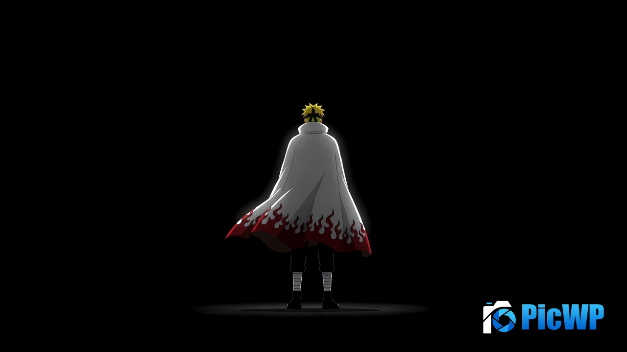 Minato Namikaze Minimalist 4K PC Wallpaper