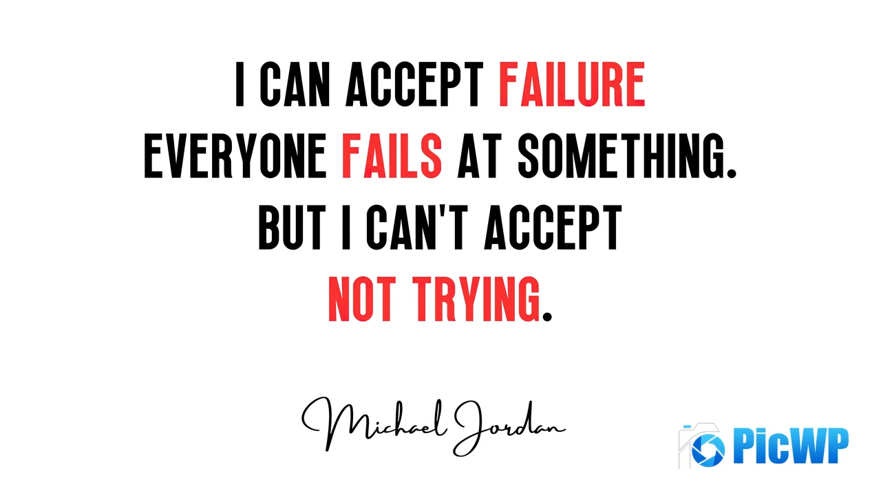 Michael Jordan Inspirational quotes 4K PC Wallpaper