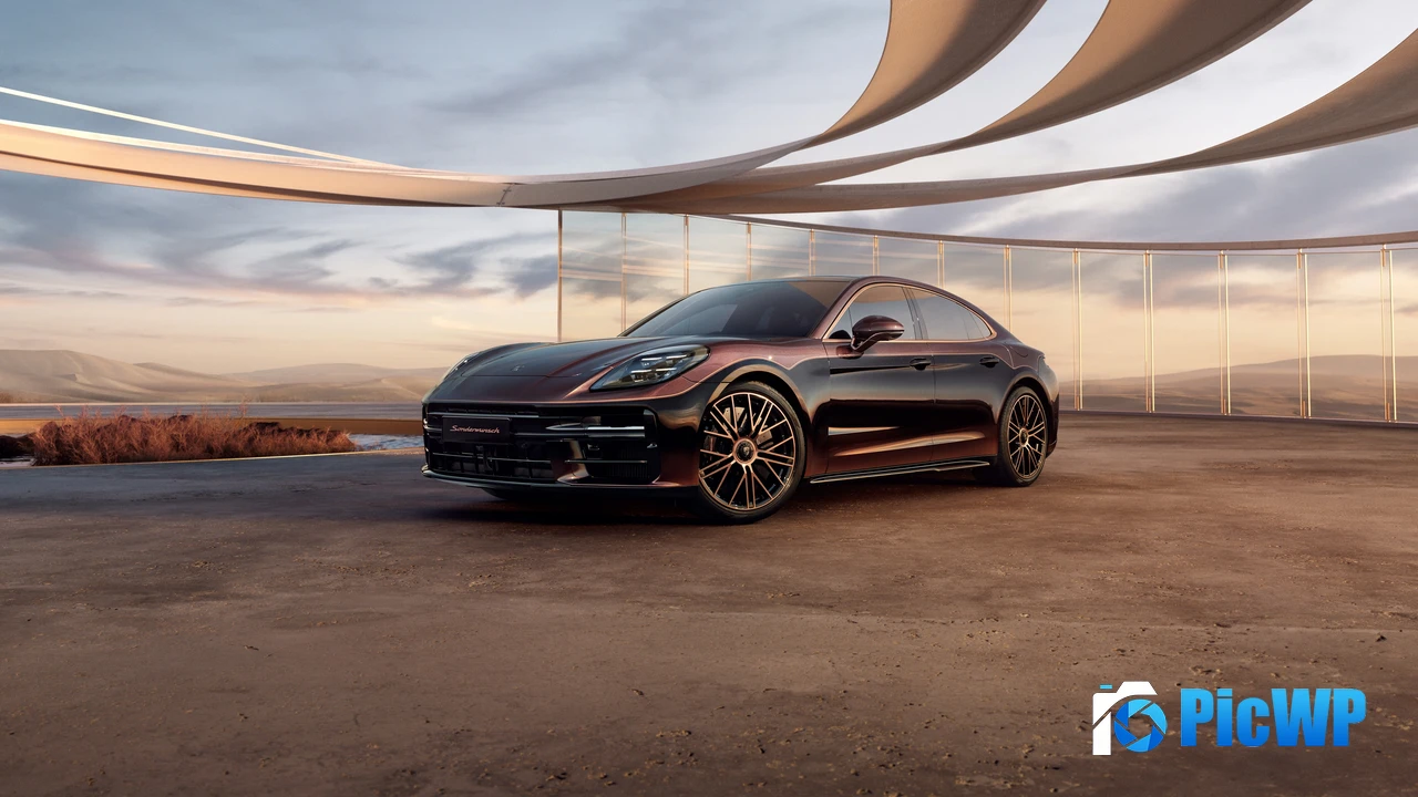 Porsche Panamera Turbo E-Hybrid Sonderwunsch 2024 4K PC Wallpaper