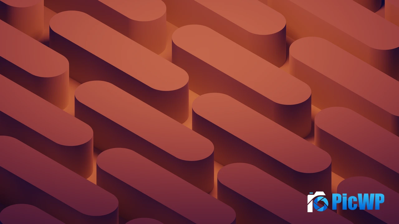 Geometric 3D background 4K PC Wallpaper
