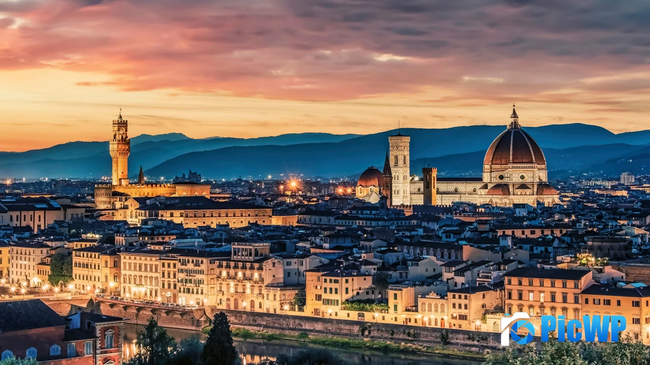 Florence Cathedral Italy 4K PC Wallpaper