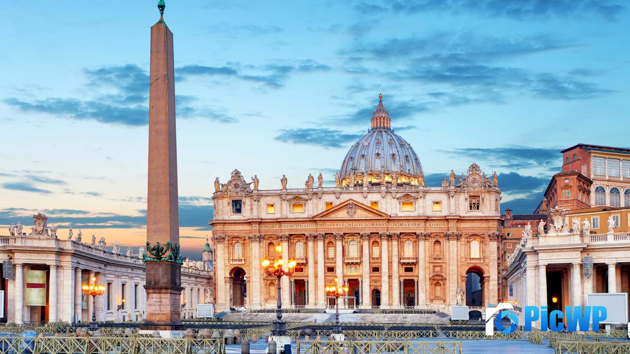 St Peter's Basilica Vatican City 4K PC Wallpaper