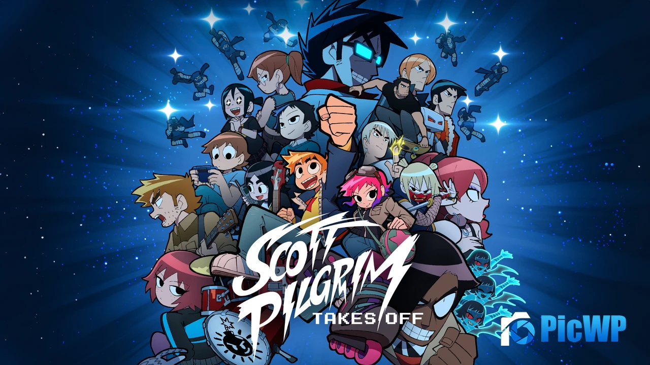 Scott Pilgrim Takes Off Season 1 4K PC Wallpaper