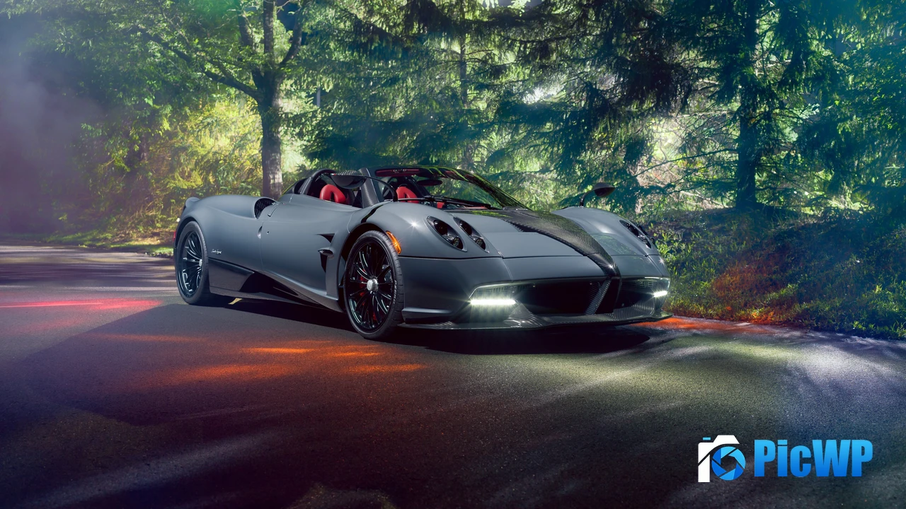 Pagani Huayra Roadster Hypercar 4K PC Wallpaper