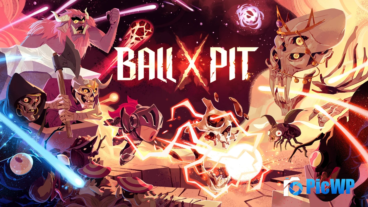 BALL x PIT Key Art 4K PC Wallpaper